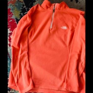North Face  quarter zip Fleece pullover.